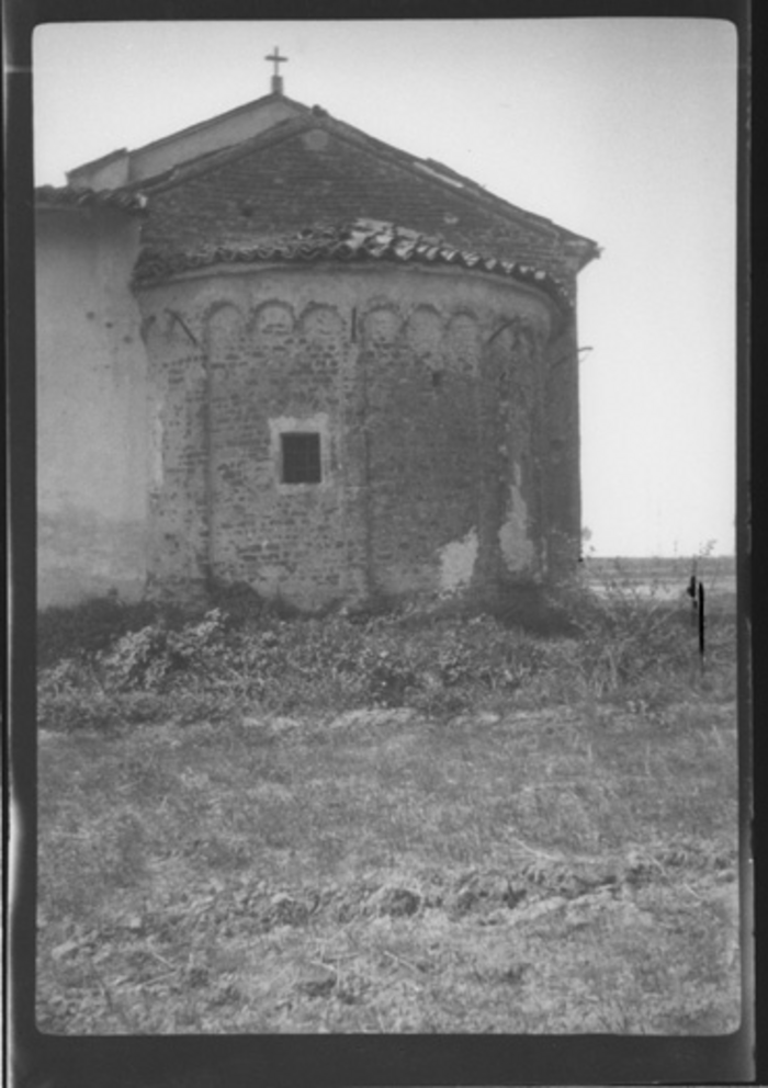 Paolo Verzone, Garbagna, chiesa di Santa Maria, esterno, abside