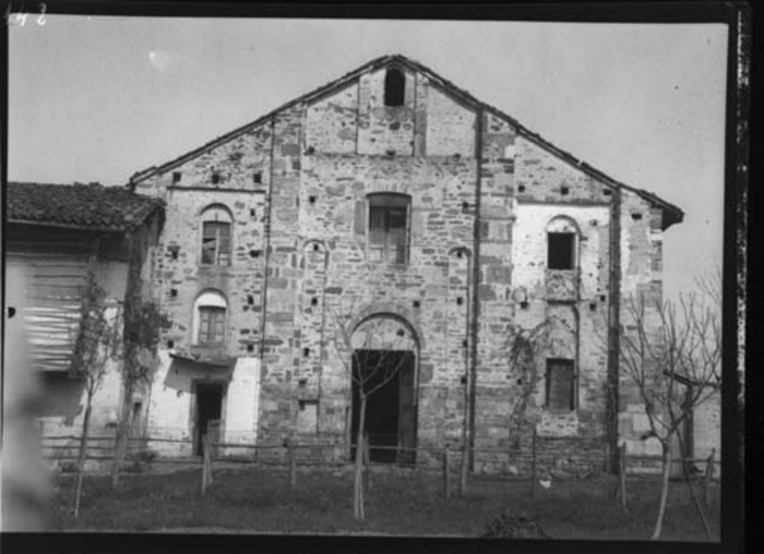 Paolo Verzone, Sala Biellese, Chiesa abbaziale dei SS.Salvatore e Giacomo, esterno