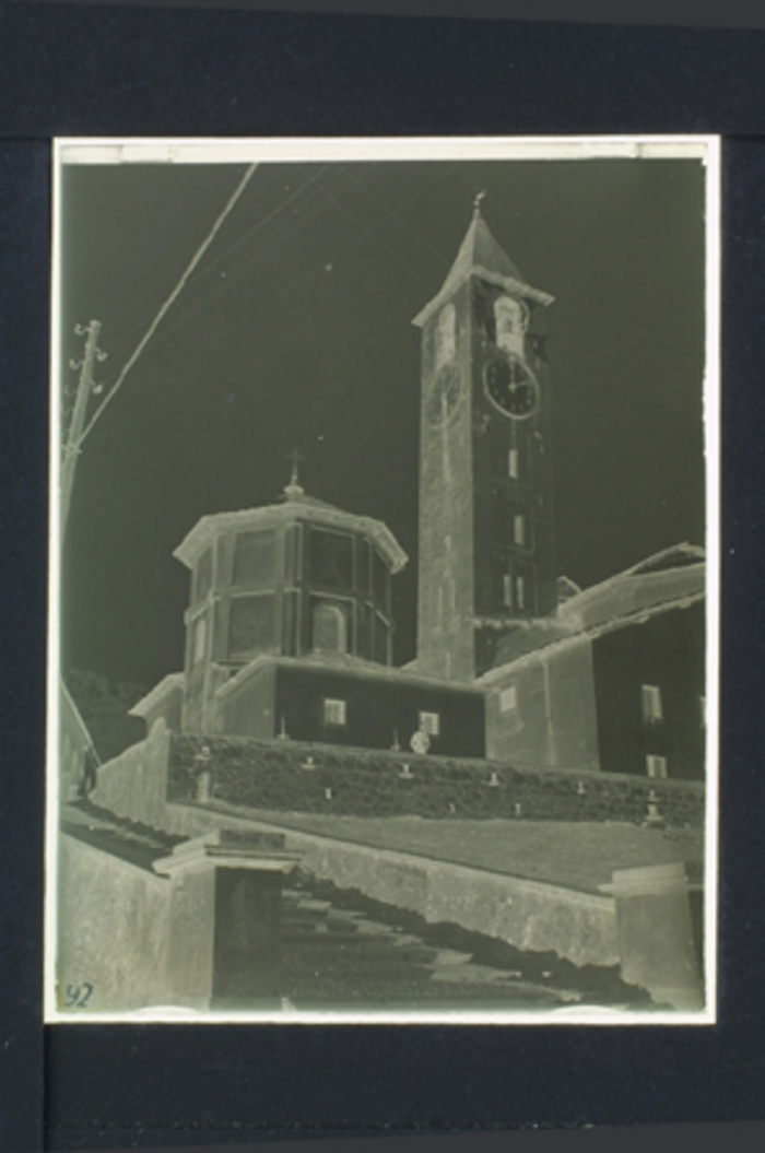 Paolo Verzone, Baveno, Campanile e Battistero della chiesa dei SS. Gervaso e Protaso, esterno