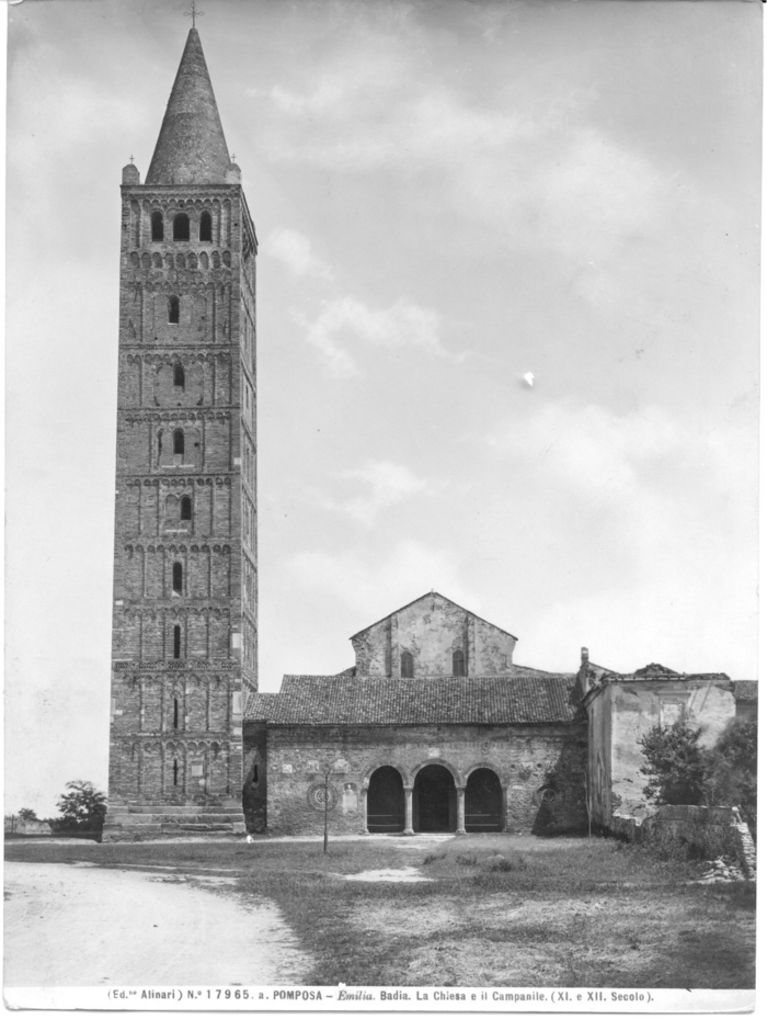 Pomposa (Emilia) - Badia. La chiesa e il campanile : (XI. e XII. secolo)