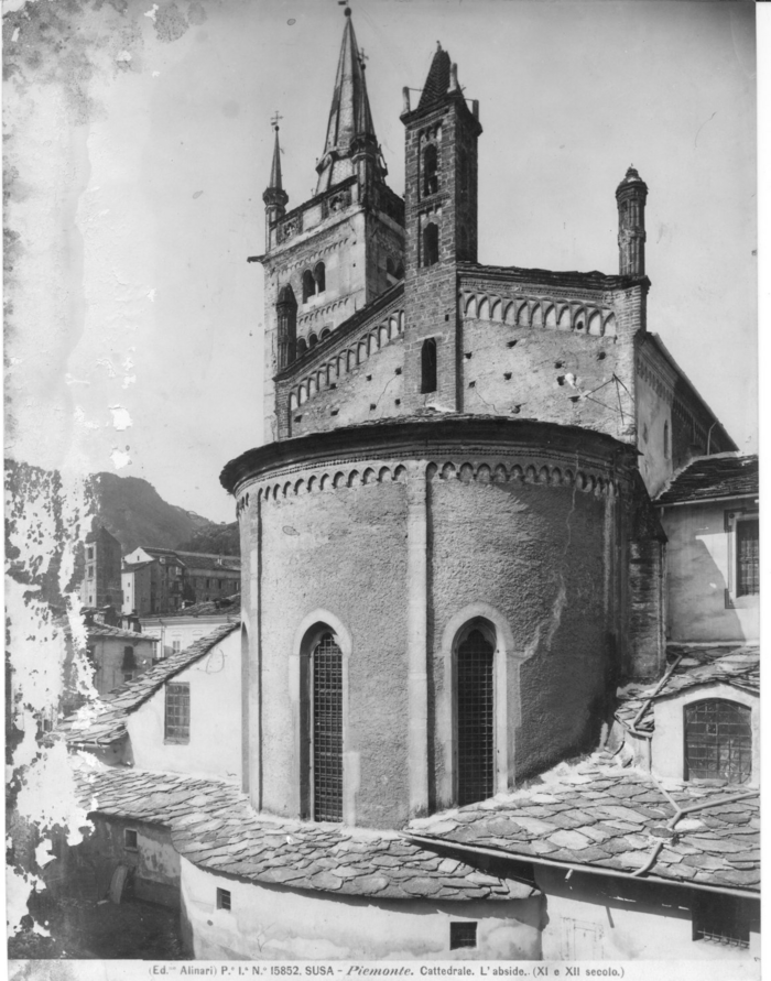 Susa  (Piemonte) - Cattedrale. L' Abside (XI e XII secolo)