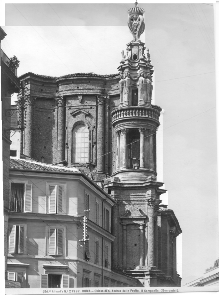 Roma - Chiesa di Sant' Andrea delle Fratte. Il Campanile.