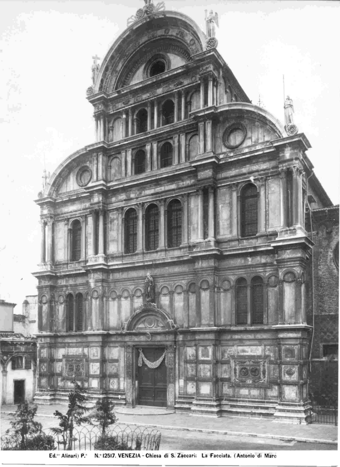 Venezia - Chiesa di S. Zaccaria. La facciata