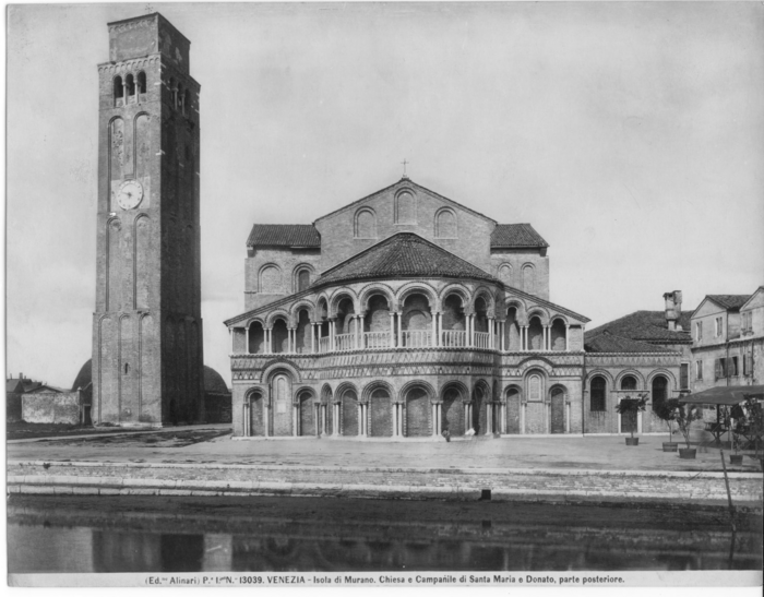 Isola di Murano (Venezia) - Chiesa e campanile di Santa Maria e Donato, parte posteriore