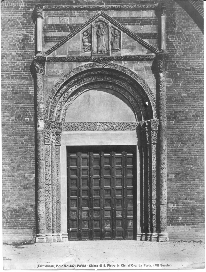 Pavia - Chiesa di S.Pietro in Ciel d' Oro. La Porta (VII secolo)