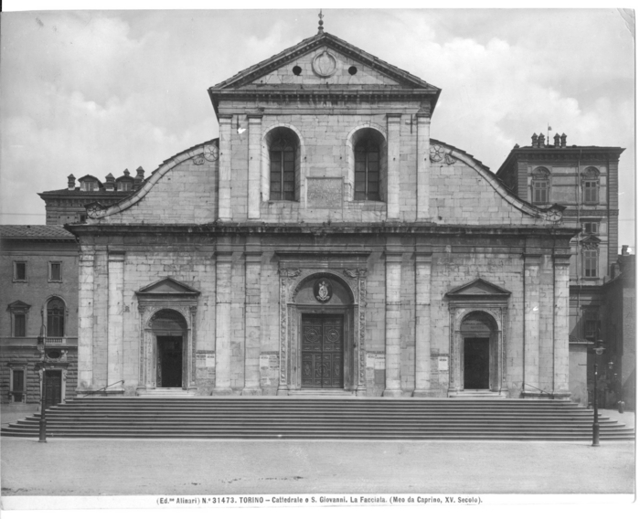 Torino - Cattedrale o S. Giovanni. La facciata