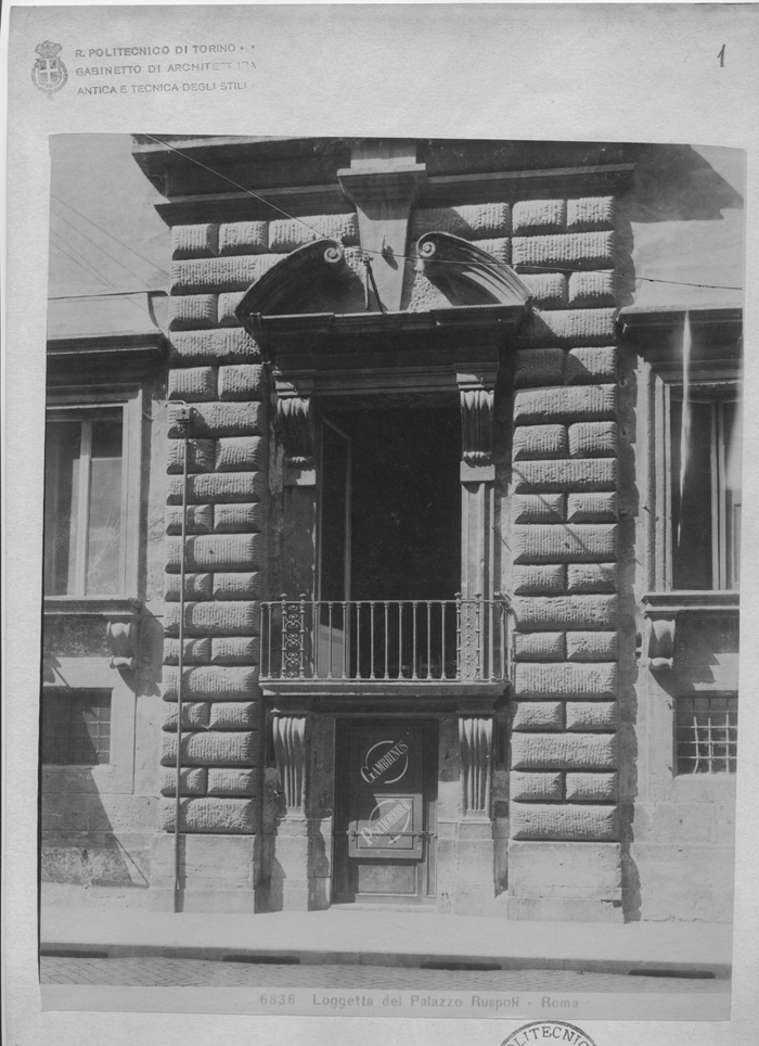 Loggetta del Palazzo Ruspoli - Roma