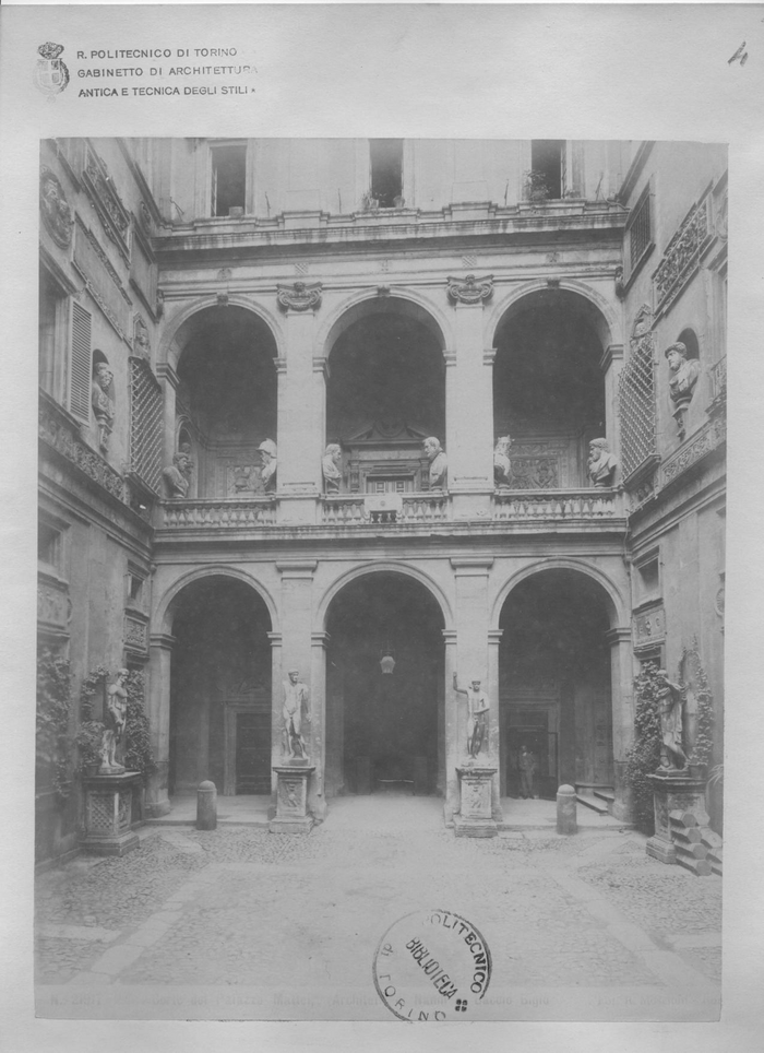 Corte del Palazzo Mattei (Architet.) di Nanni di Baccio Bigio