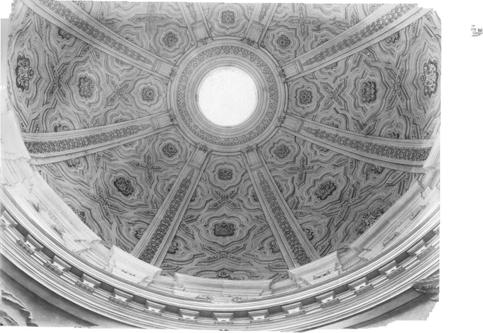 Interno della cupola della Chiesa di S. Luca e Martina