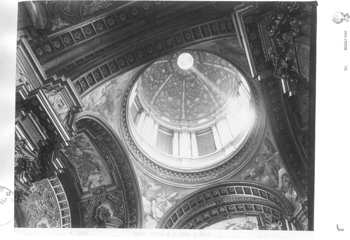 Cupola interna di S. Carlo al Corso