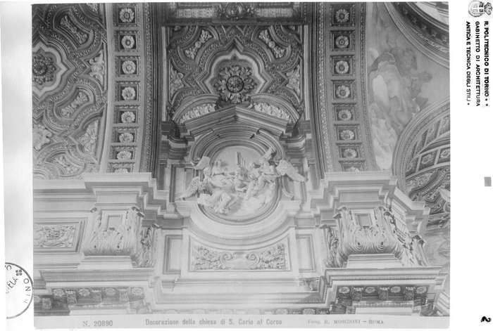 Decorazione della Chiesa di S. Carlo al Corso