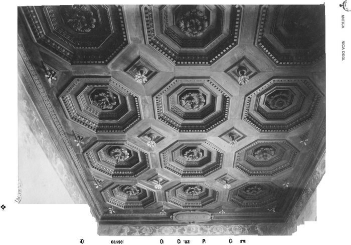 Soffitto a cassettoni - Sala degli Orazi e Curazii - Palazzo dei Conservatori