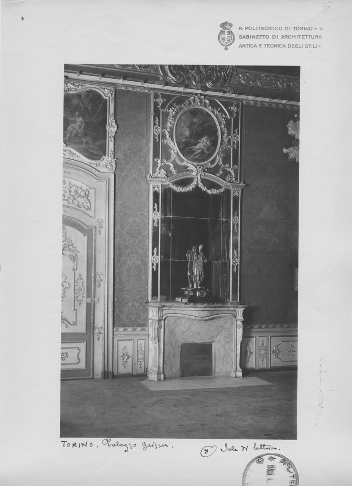 TORINO. Palazzo Geisser. 8. Sala di lettura