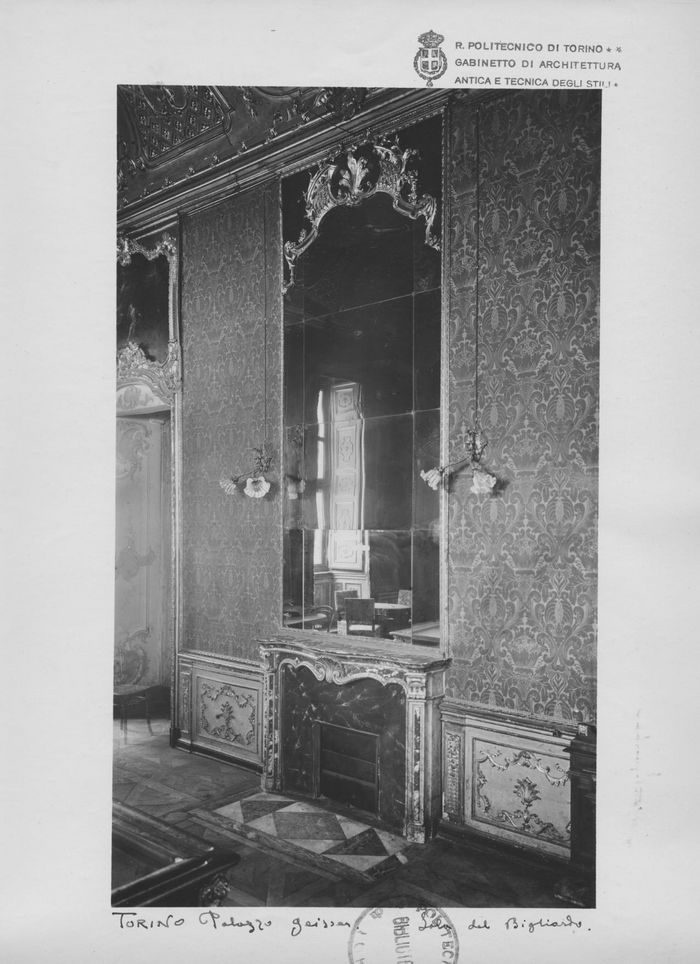 TORINO. Palazzo Geisser.  Sala del bigliardo