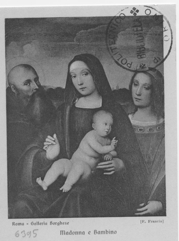 Madonna e Bambino (F. Francia) - (Roma  - Galleria Borghese)