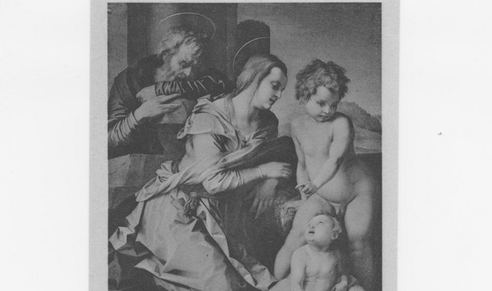 Sacra Famiglia (Andrea del sarto) - (Firenze- Galleria Pitti)