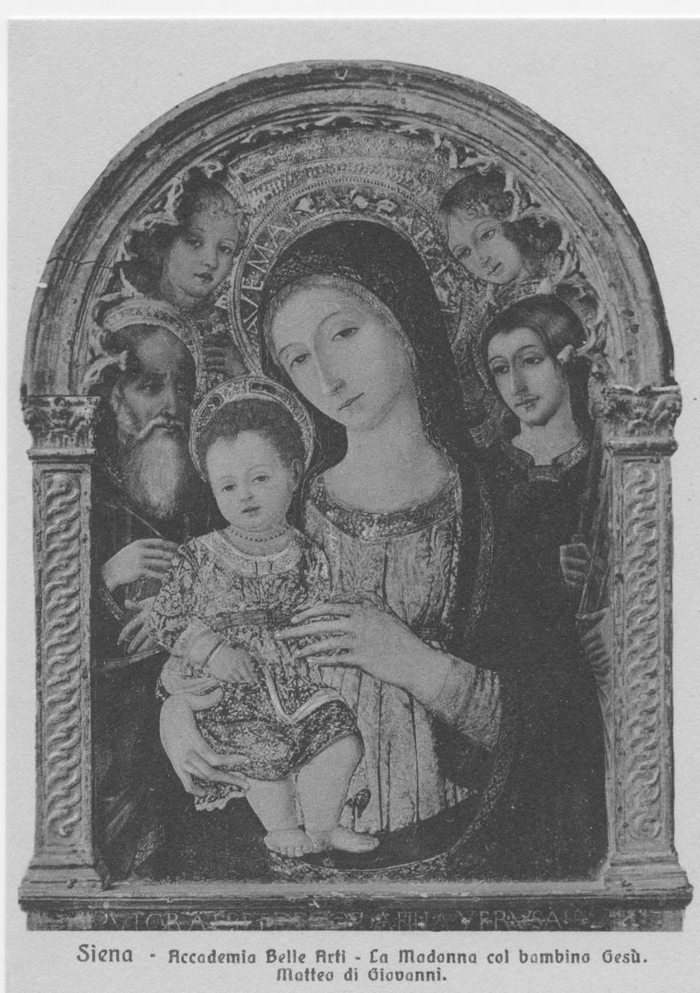 La Madonna col bambino Gesù (Matteo di Giovanni) - (Siena - Accademia Belle Arti)