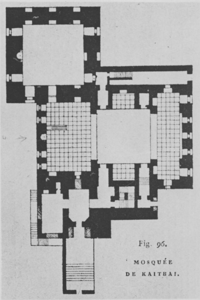 Mosquée de Kaitbai.  [piantina]