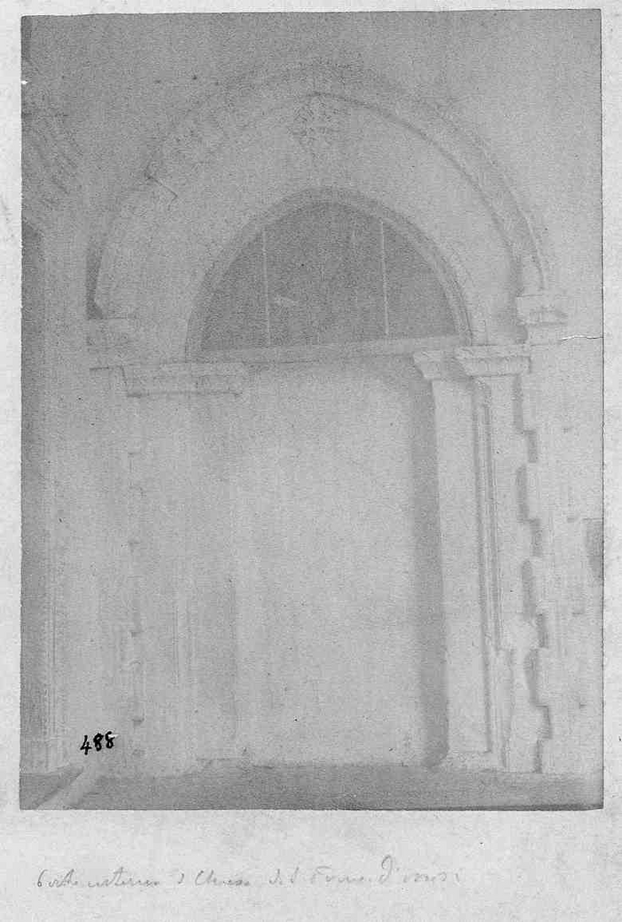 Porta interna della Chiesa di S. Francesco di Assisi