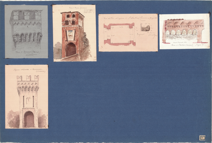 Brayda B. R., Romano Canavese, torre e castello; Perosa Canavese, torre d'ingresso; San Martino Canavese, torre d'ingresso e chiesa