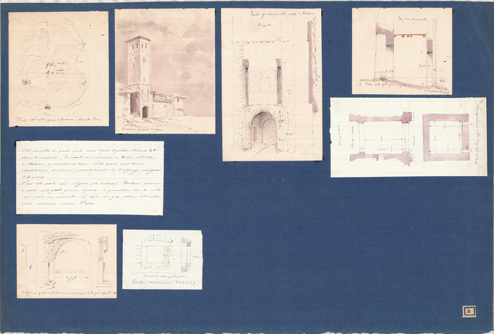 Brayda B.R., Busano, fortificazioni del ricetto, s.d.