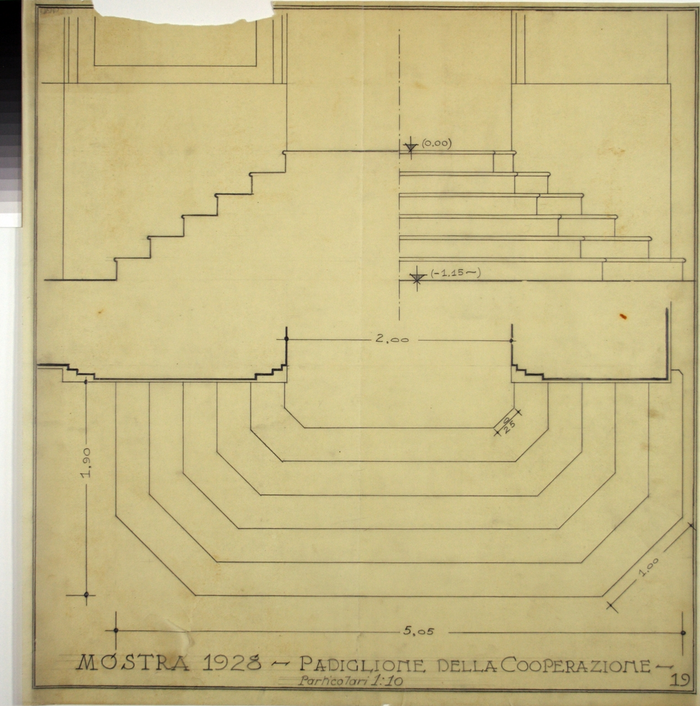 MOSTRA 1928 - PADIGLIONE DELLA COOPERAZIONE, Particolari