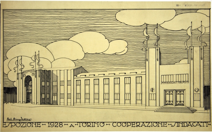 ESPOSIZIONE - 1928 - A - TORINO - COOPERAZIONE - SINDACATI, Vista