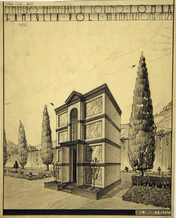 CIMITERO PRINCIPALE DI TORINO - TOMBA/FAMIGLIA POLI VII AMPLIAZIONE N. 125, Vista