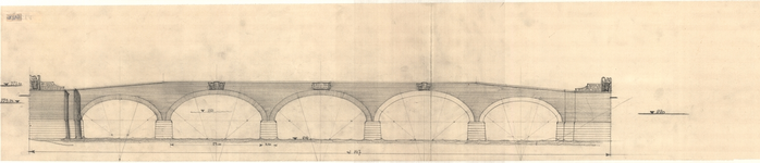 Ponte sul Po a Moncalieri, prospetto