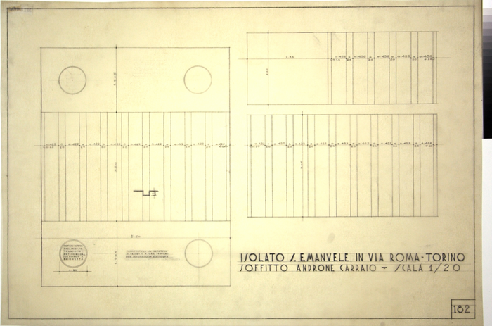 ISOLATO/S. EMANUELE , soffitto androne carraio