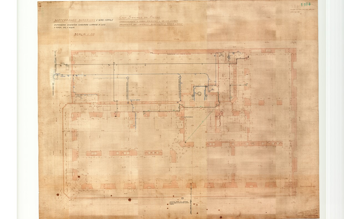 Lange, CASA SIGNORILE DA PIGIONE - PROPRIETA' G. e M. LANGE - Torino, CASA SIGNORILE DA PIGIONE / FRONTEGGIANTE IL CORSO PALESTRO E LA VIA JUVARA / PROPRIETA' DEI FRATELLI GUGLIELMO E MARIO LANGE, 1906, 25 Aprile 1910