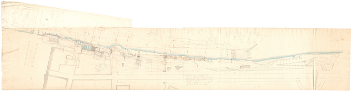 Mosca, famiglia (ex DICAS), Disegni relativi al Muro di Cala d'imbarco, 1839