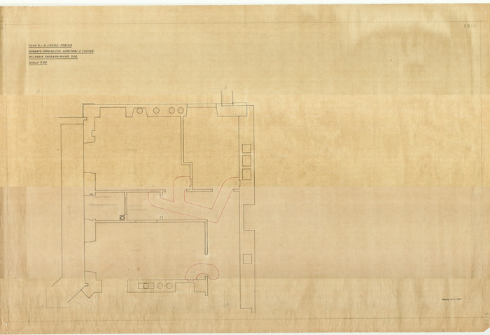 Lange, CASA SIGNORILE DA PIGIONE - PROPRIETA' G. e M. LANGE - Torino, CASA G. e M. LANGE - TORINO / IMPIANTI APPARECCHI SANITARI E CUCINE / ALLOGGIO SECONDO PIANO SUD, 1818, 16 Febbraio 1921