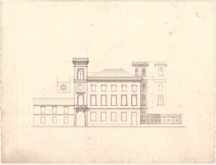 Enrico Petiti, Palazzina Debernardi, prospetto, 1881-82