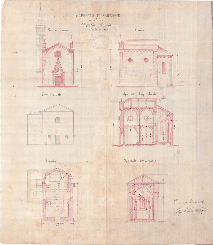 Enrico Petiti, Cappella di San Giovanni, particolari, 1886