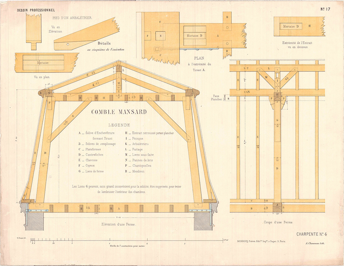 Enrico Petiti, documentazione tecnica, dettagli costruttivi, s.d.