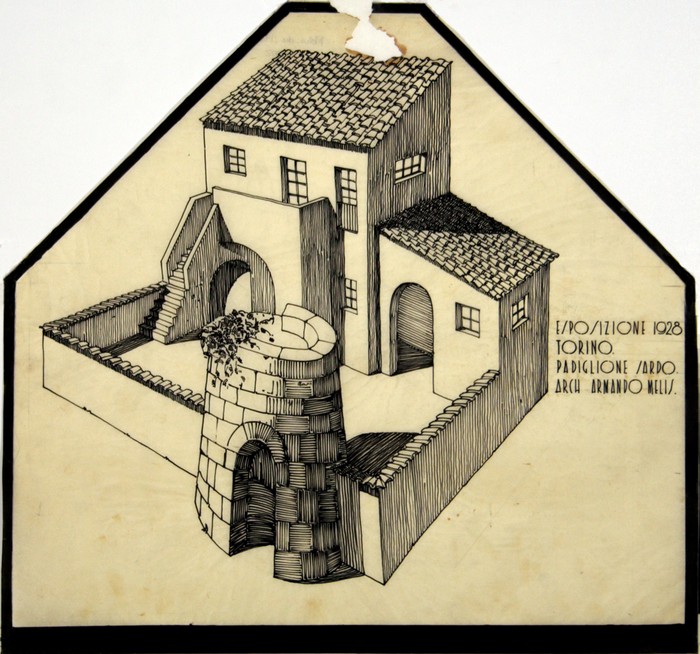 ESPOSIZIONE 1928/TORINO/PADIGLIONE SARDO, Vista