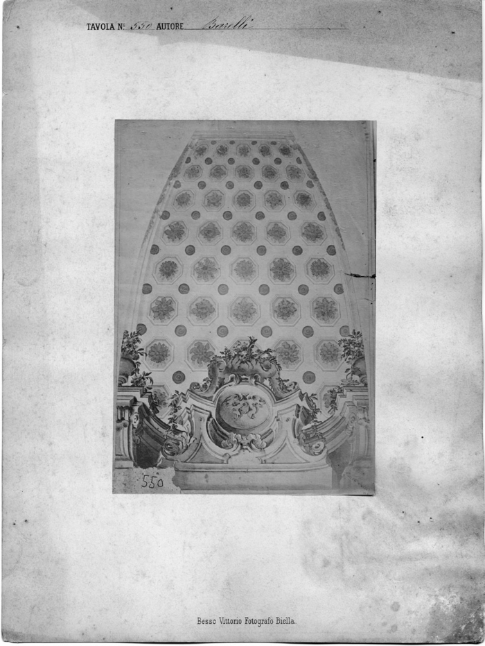 [Barelli], apparato decorativo di una cupola, Vittorio Besso fotografo, Biella, s.d.