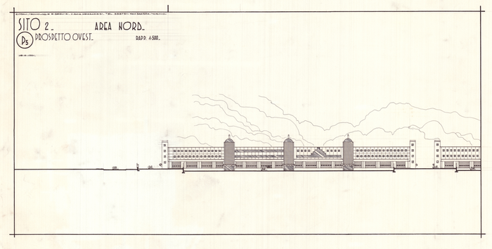 Studio Rosani, Progetto SITO a Orbassano, prospetto Ovest