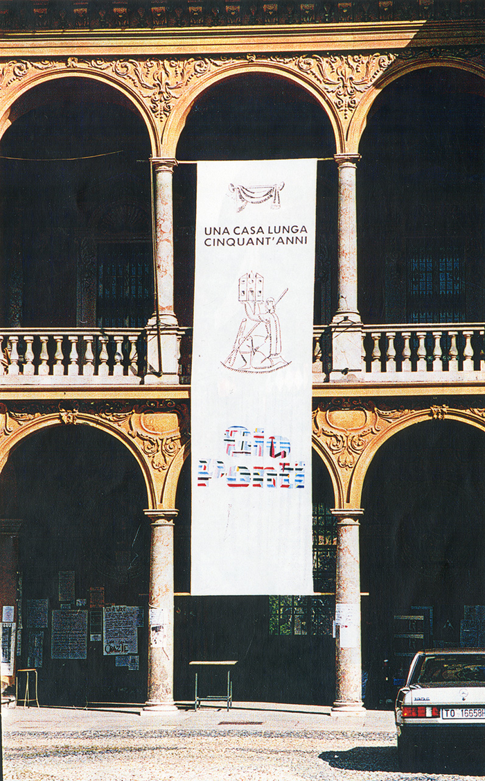 Una casa lunga cinquant'anni. Riscritture per Gio Ponti, Sala delle Colonne, Castello del Valentino, Torino, 16-27 aprile 1991