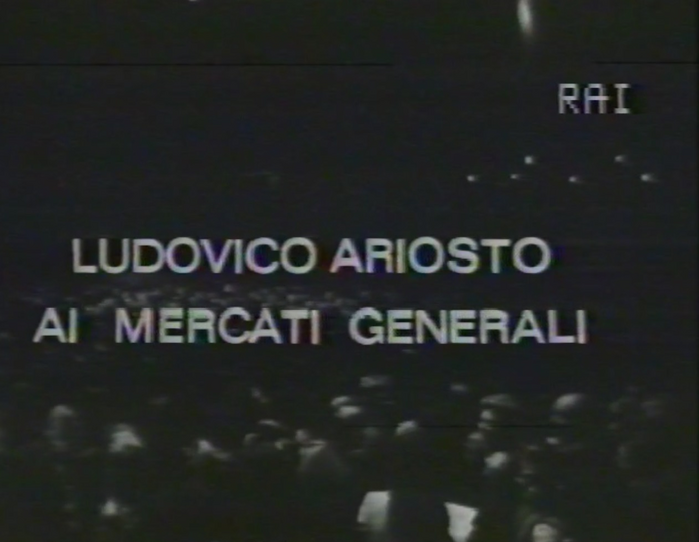 Ludovico Ariosto ai mercati generali