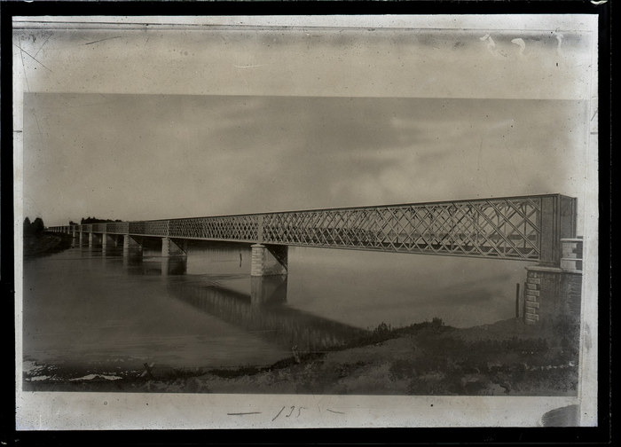 SNOS, Ponte sul Po a Casalmaggiore, [1887 c.]