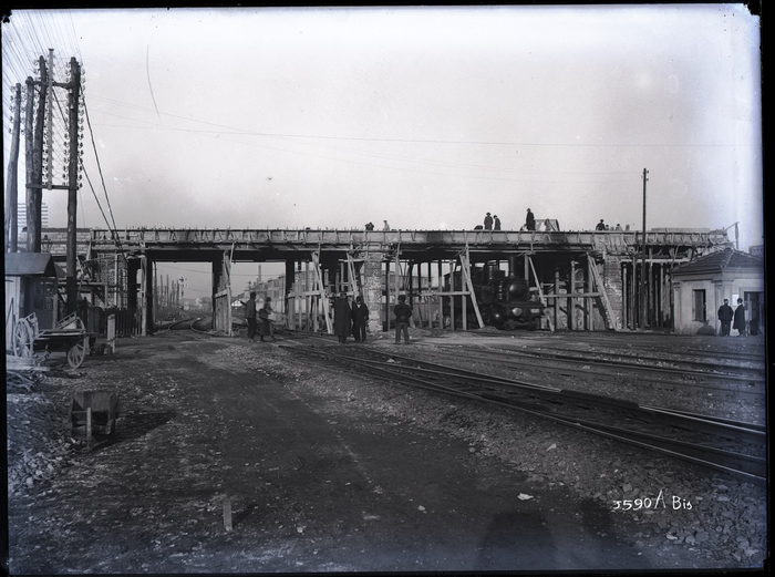 SNOS, Ponte passaggio a livello, barriera di Nizza, Torino, s.d.