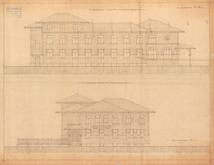 Frapolli Michele Antonio, Ospedalino Koelliker, prospetto, 1925