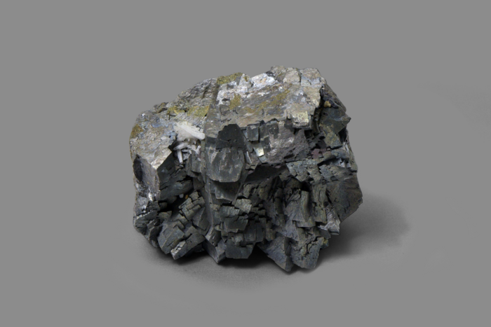 ARSENOPIRITE con galena, calcopirite e quarzo, Freiberg, Sassonia, Germania