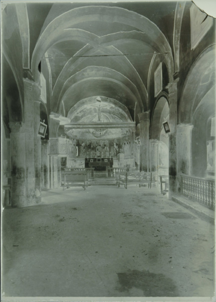 Paolo Verzone, Casalvolone, S. Pietro al cimitero, navata centrale