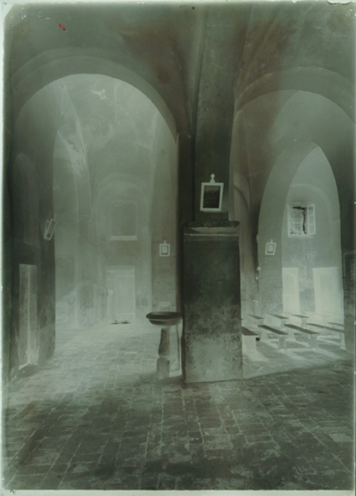 Paolo Verzone, Lenta, monastero, chiesa, interno