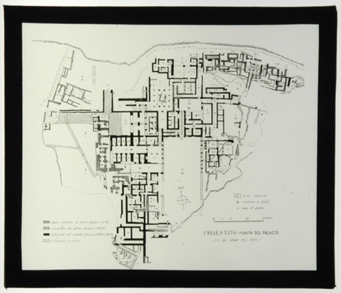 Paolo Verzone, Creta (Grecia), città di Festo, pianta