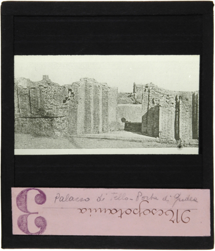 Paolo verzone, Telloh (Iraq), Palazzo di Telloh, porta di Gudea