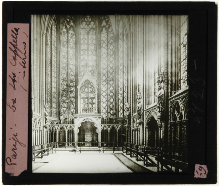 Paolo Verzone, Parigi, La Sainte Chapelle, interno